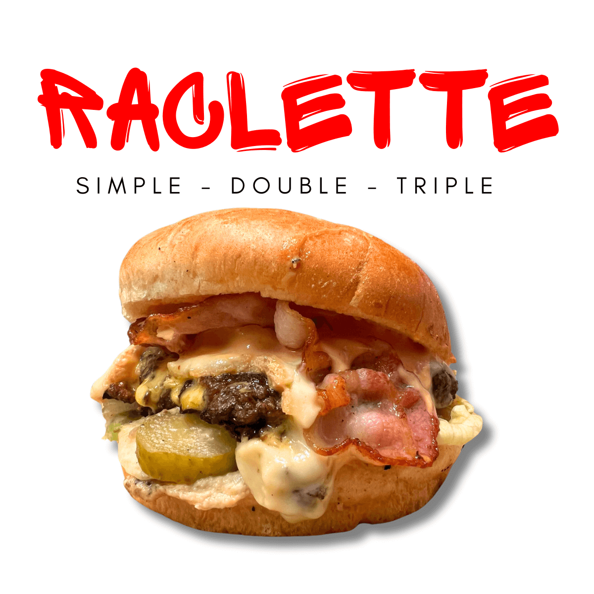 Raclette Burger - Smash | Delivery in Monaco
