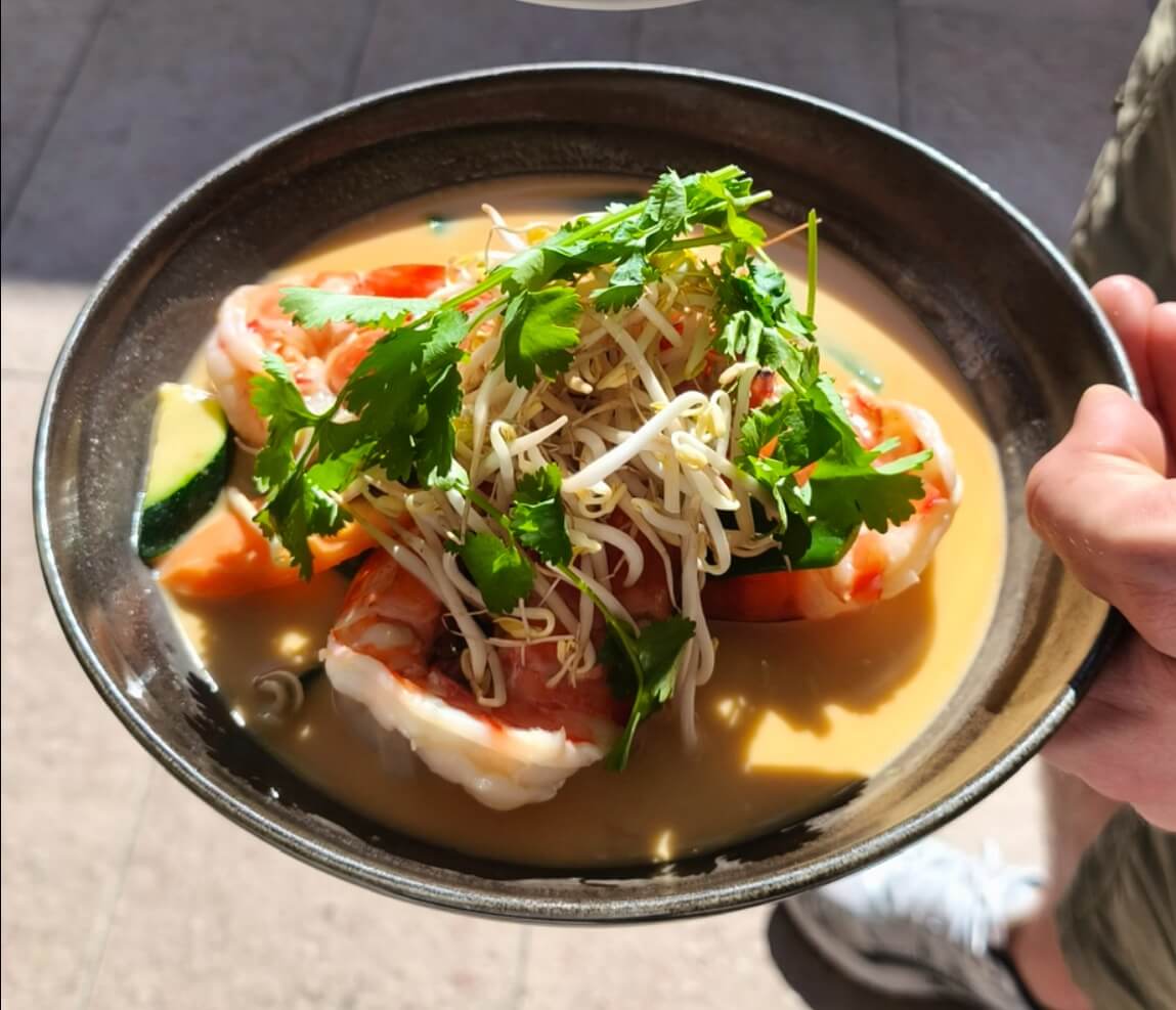 Red Prawn Curry  - La Note Bleue | Beachside Dining Delivery in Monaco