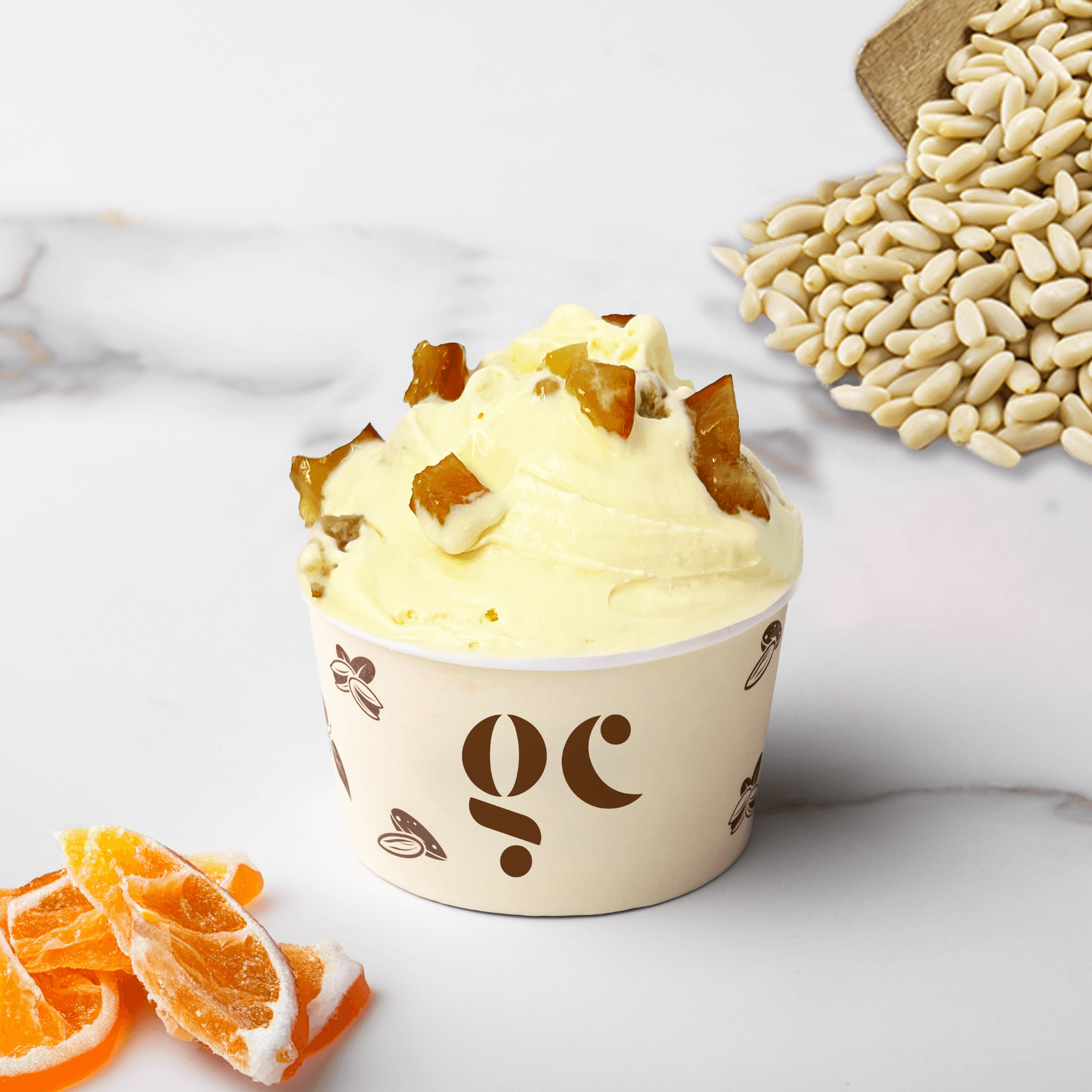 Ricotta pinoli - GC - Gelato & Cioccolato | Ice Cream & Sweets Delivery in Monaco, Cap-d'Ail & Beausoleil