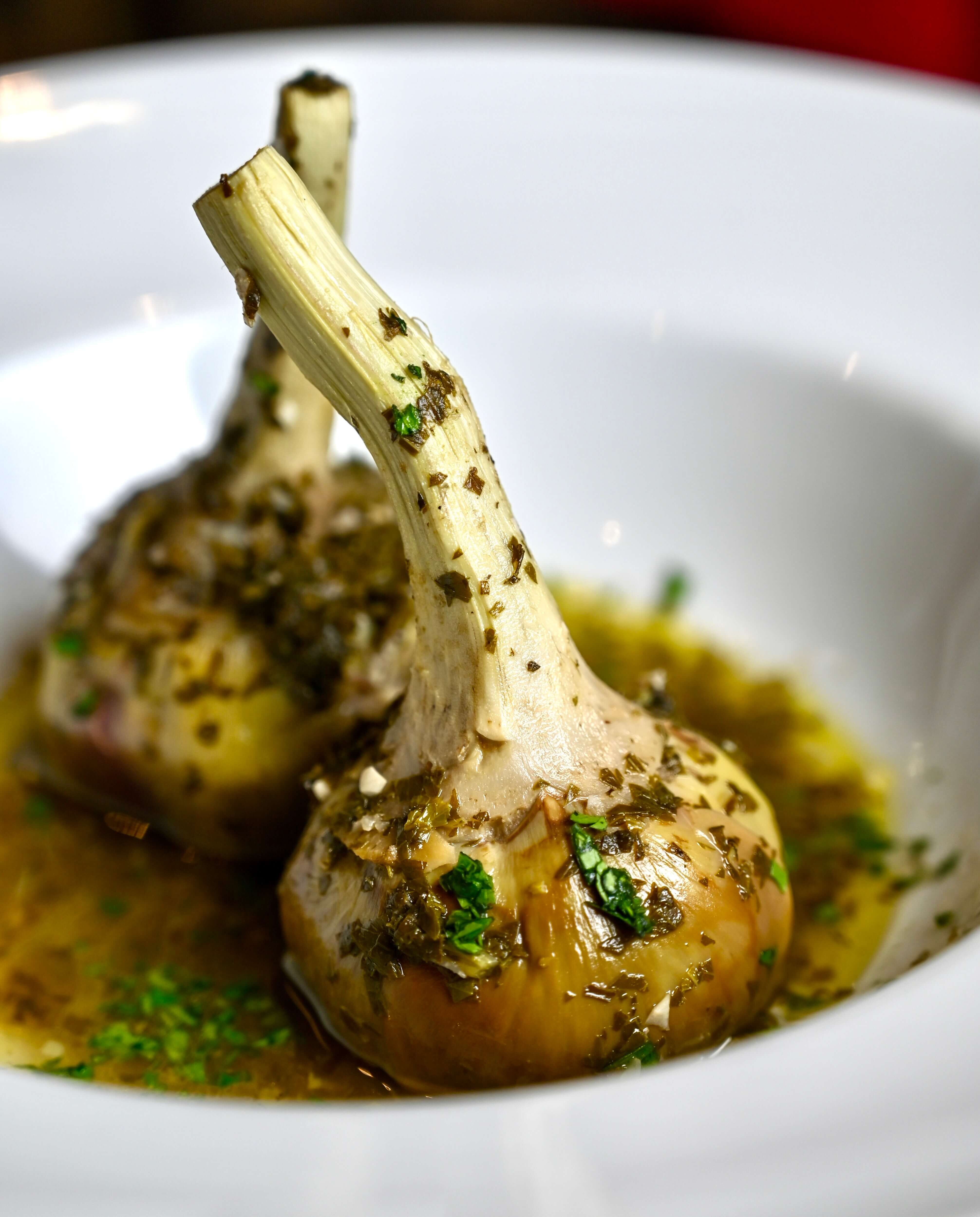 Roman-style artichoke