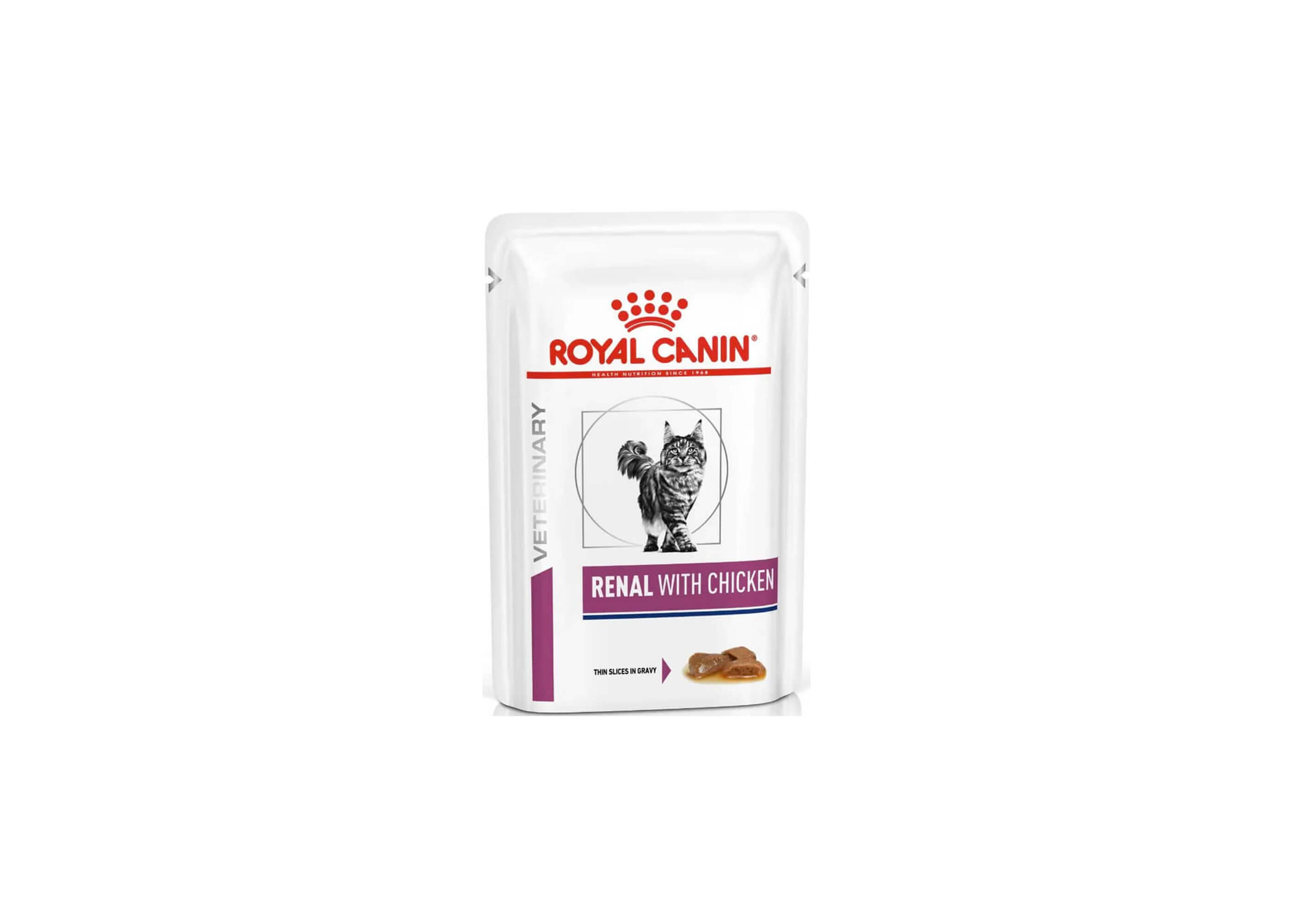 85g Royal Canin - Renal Chicken Pouch (x12) - VetMonaco | Delivery Monaco