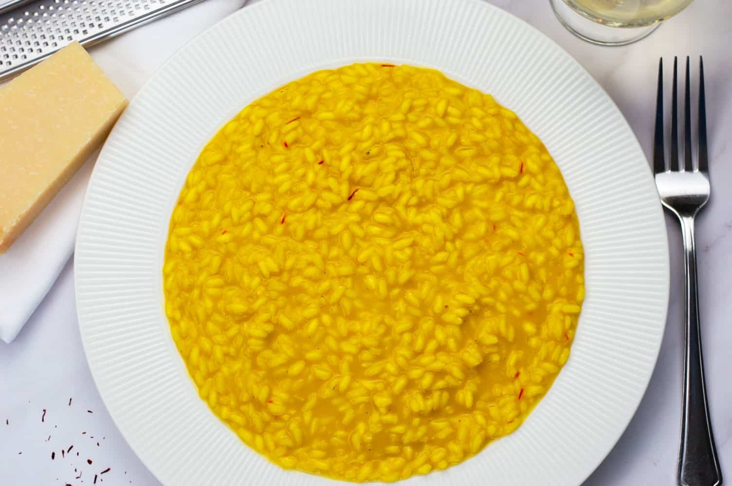 Saffron risotto - Bubble Bar