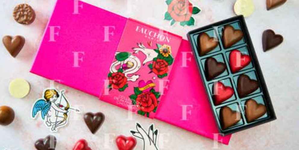 Saint Valentin Chocolate Box 8 pces