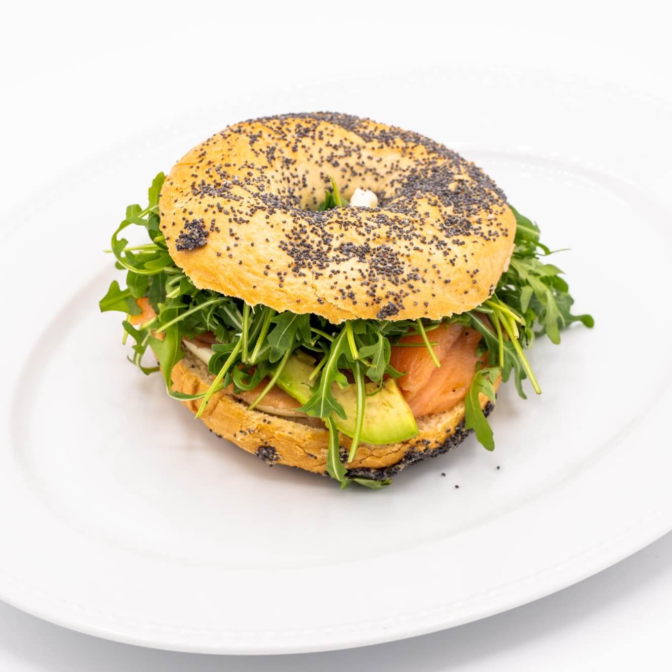 Salmon Bagel  - Amore Mio | Sandwiches & Salads Delivery in Monaco, Cap-d'Ail & Beausoleil