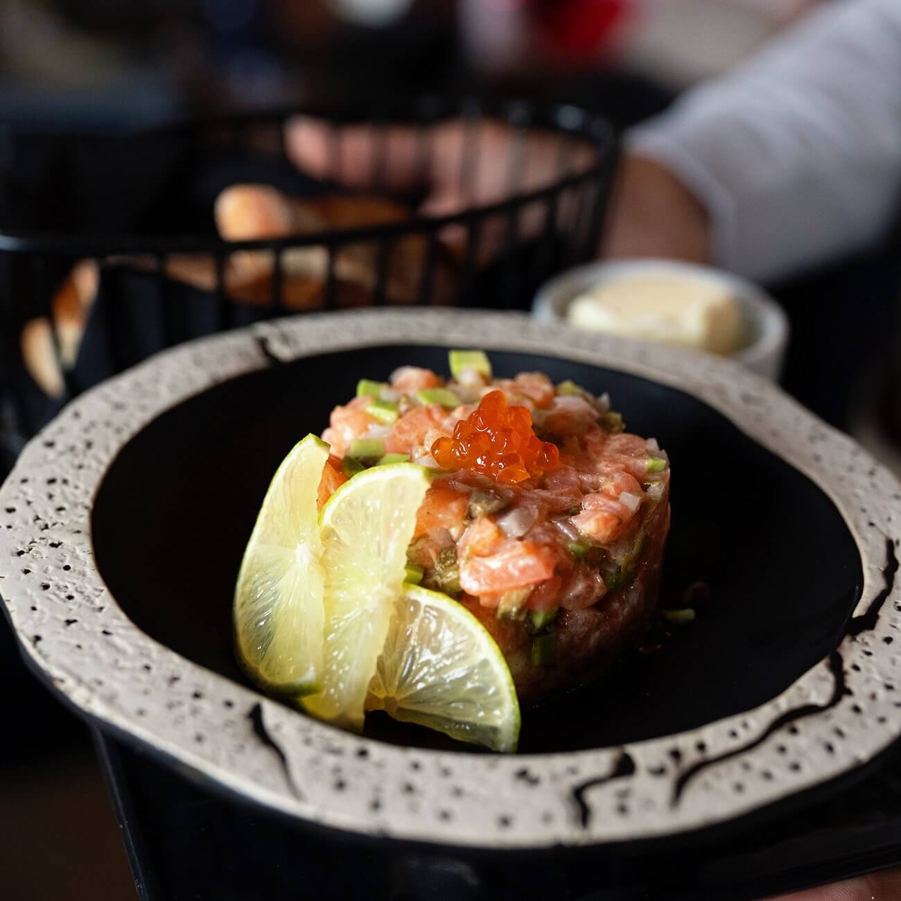 Salmon Tartar - Mr Val by Il Calcio | Diverse Cuisine Delivery in Monaco, Cap-d'Ail & Beausoleil