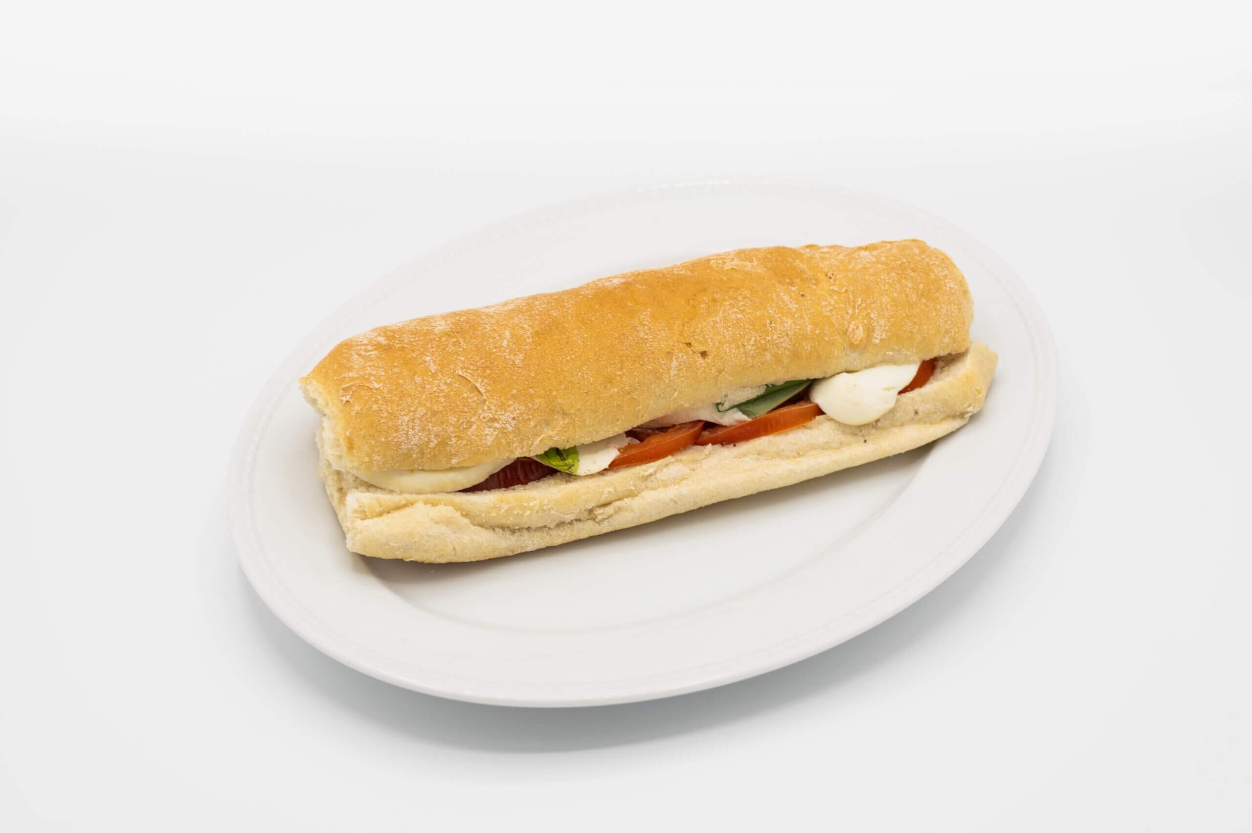 Sandwich Tomatoes, mozza, basil - Amore Mio | Sandwiches & Salads Delivery in Monaco, Cap-d'Ail & Beausoleil