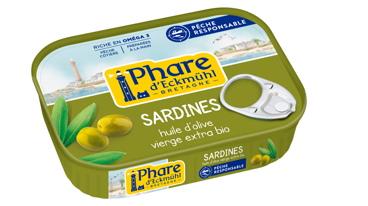 Sardine huile d'olive 135g Phare d'eckmuhl 