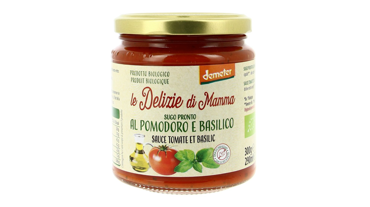 Sauce tomate basilic 300g Le Delizie Di Mamma