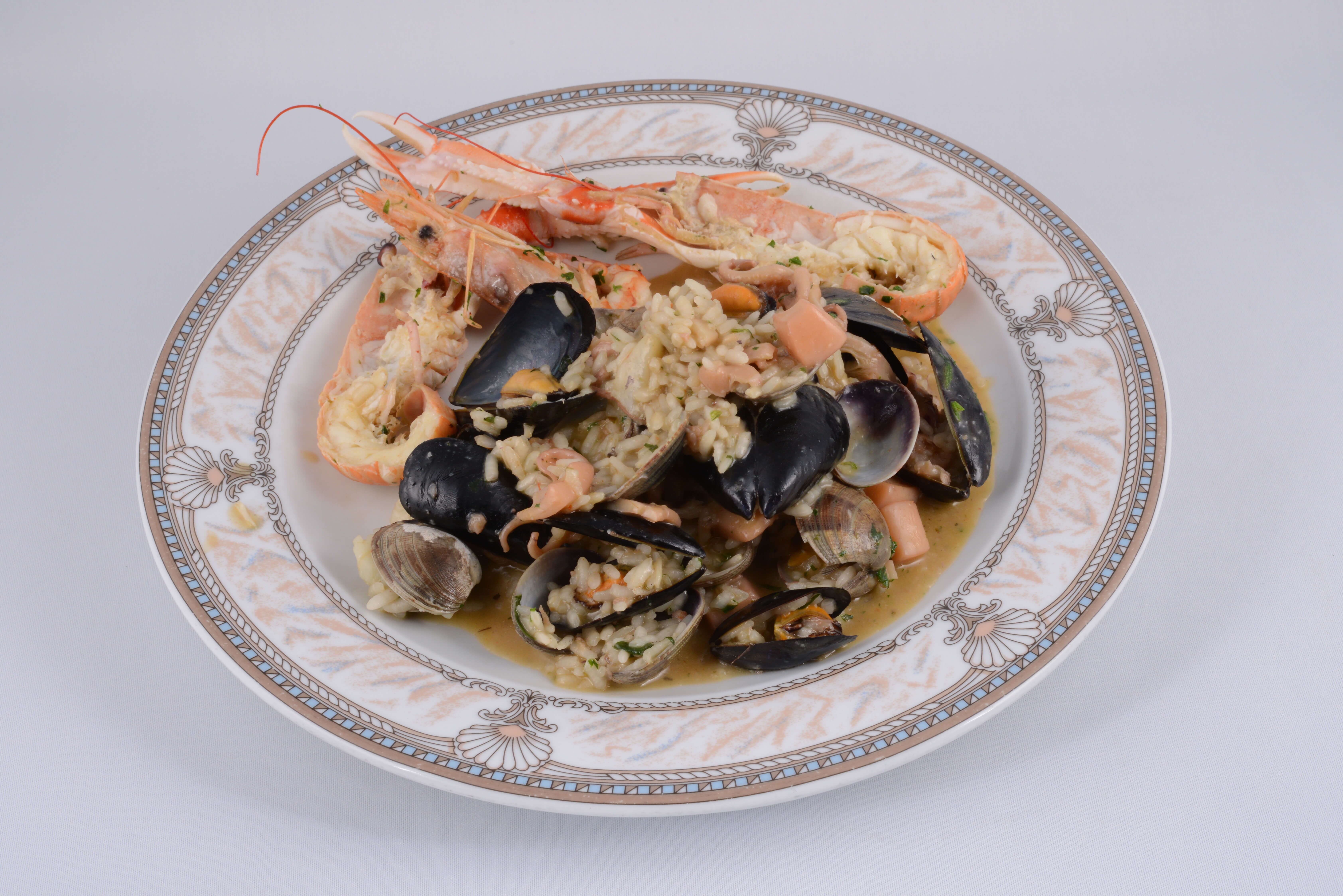 Risotto aux fruits de mer - Le Sans Souci | Livraison Cuisine Française à Monaco