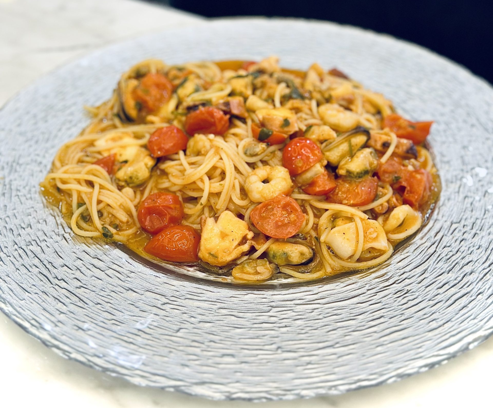 Seafood Spaghettis - Bubble Bar