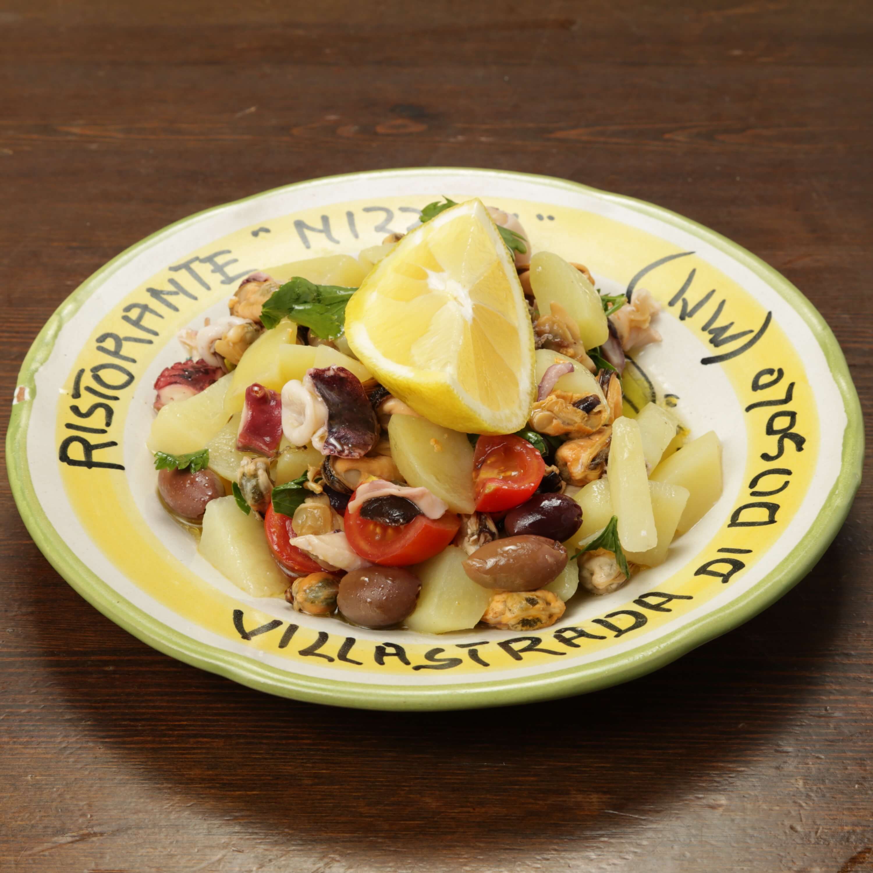 Seafood and warm potatoes - Prince Of Venice | Delivery in Monaco