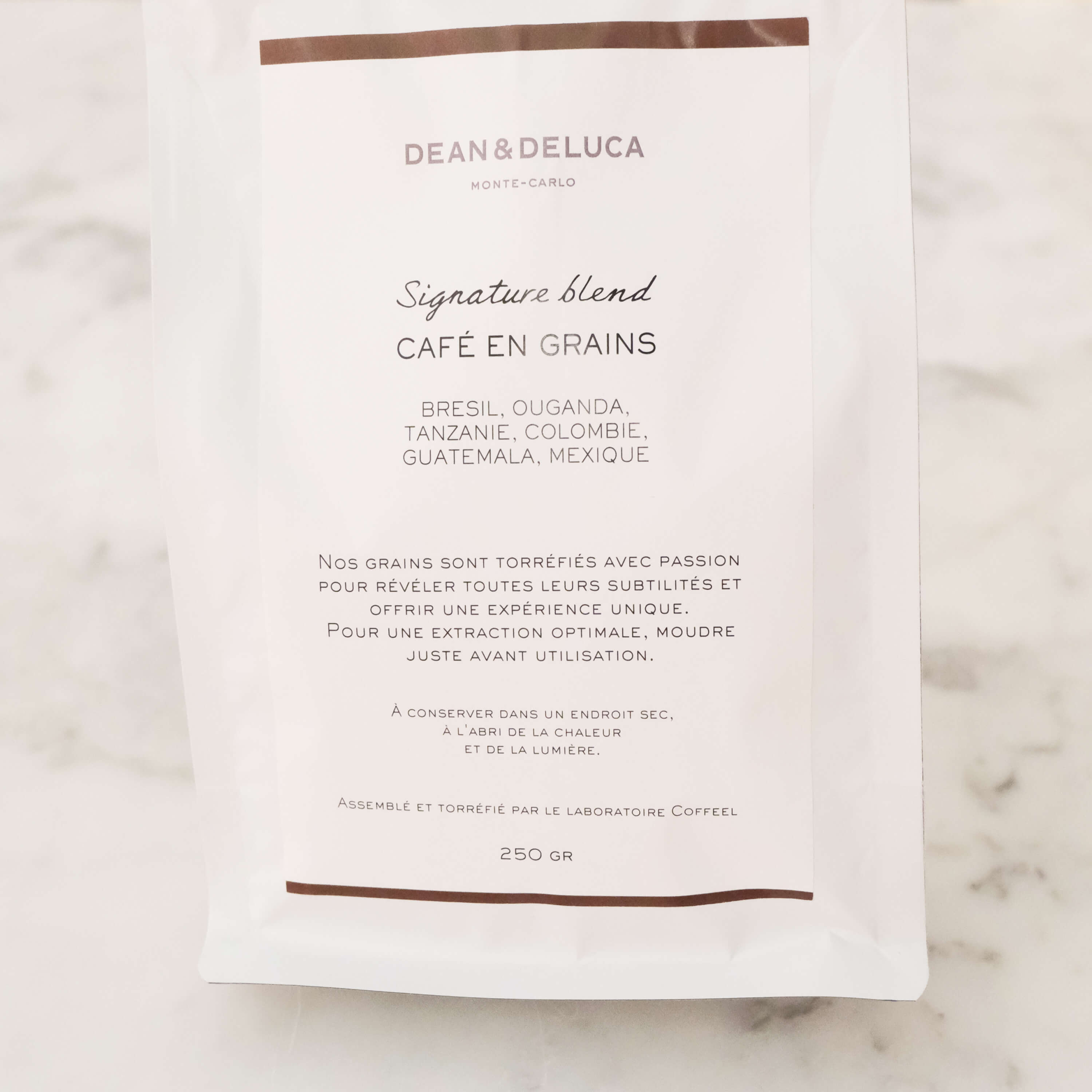 Signature blend: coffee beans 250g - Dean and Deluca Shop