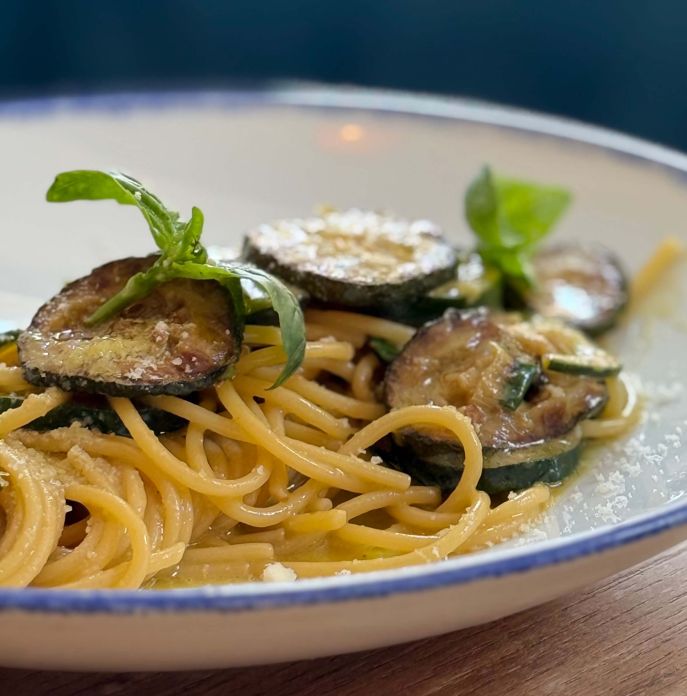 Spaghetti alla nerano - La Reginella | Italian Restaurant Delivery in Monaco