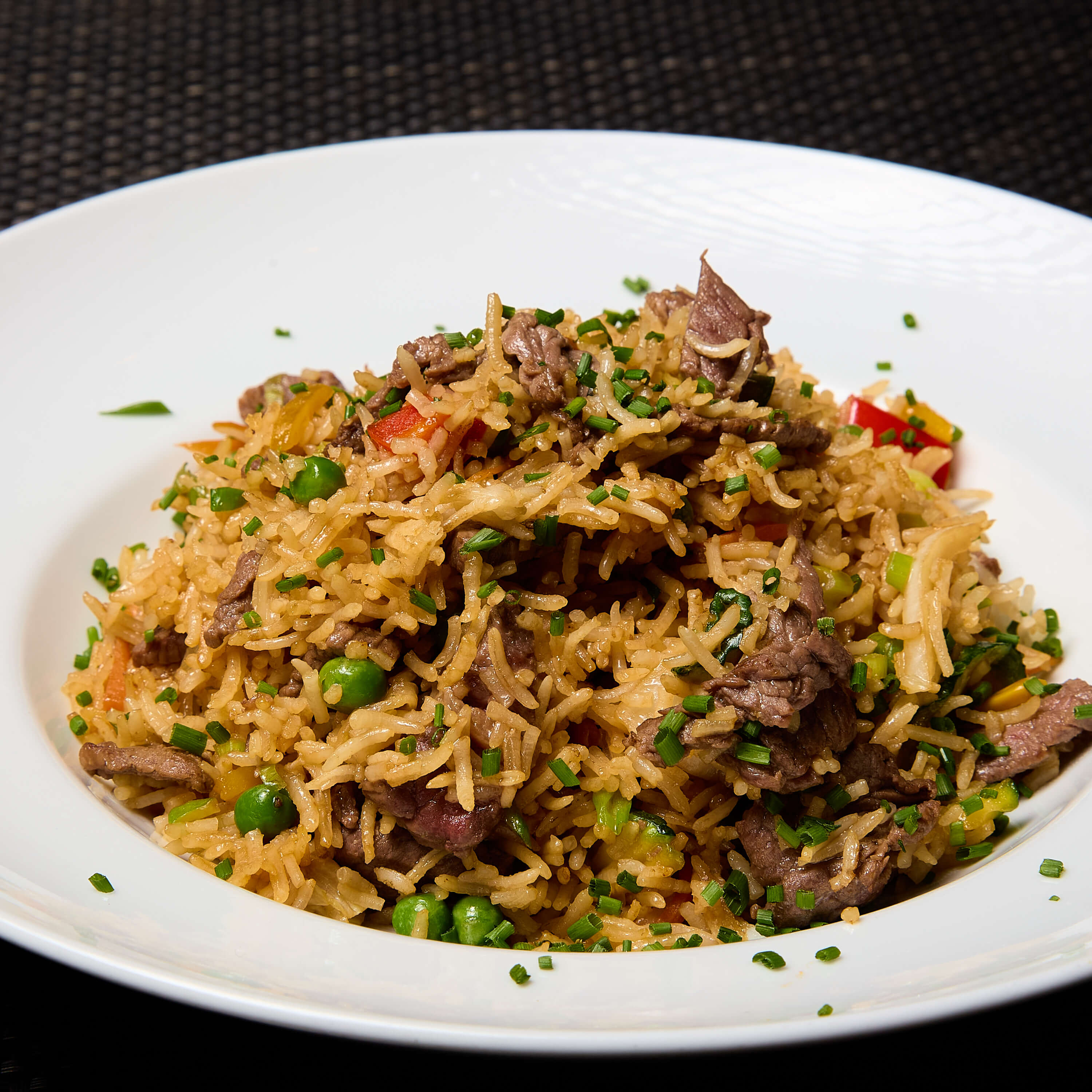 Special Beef Fried Rice - Aux Saveurs des Iles
