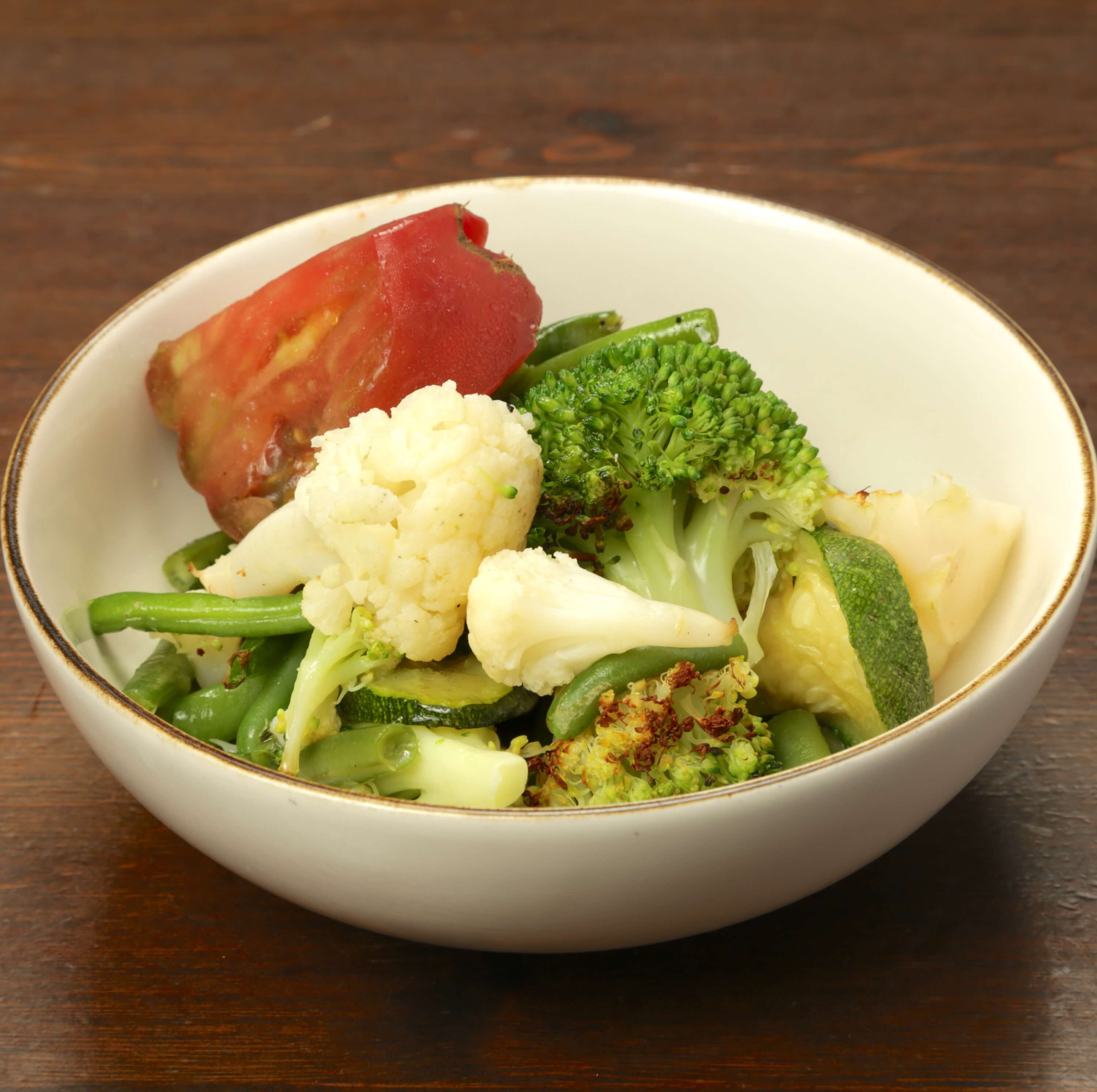 Steamed Vegetables, Oil and Salt - Prince Of Venice  | Delivery in Monaco