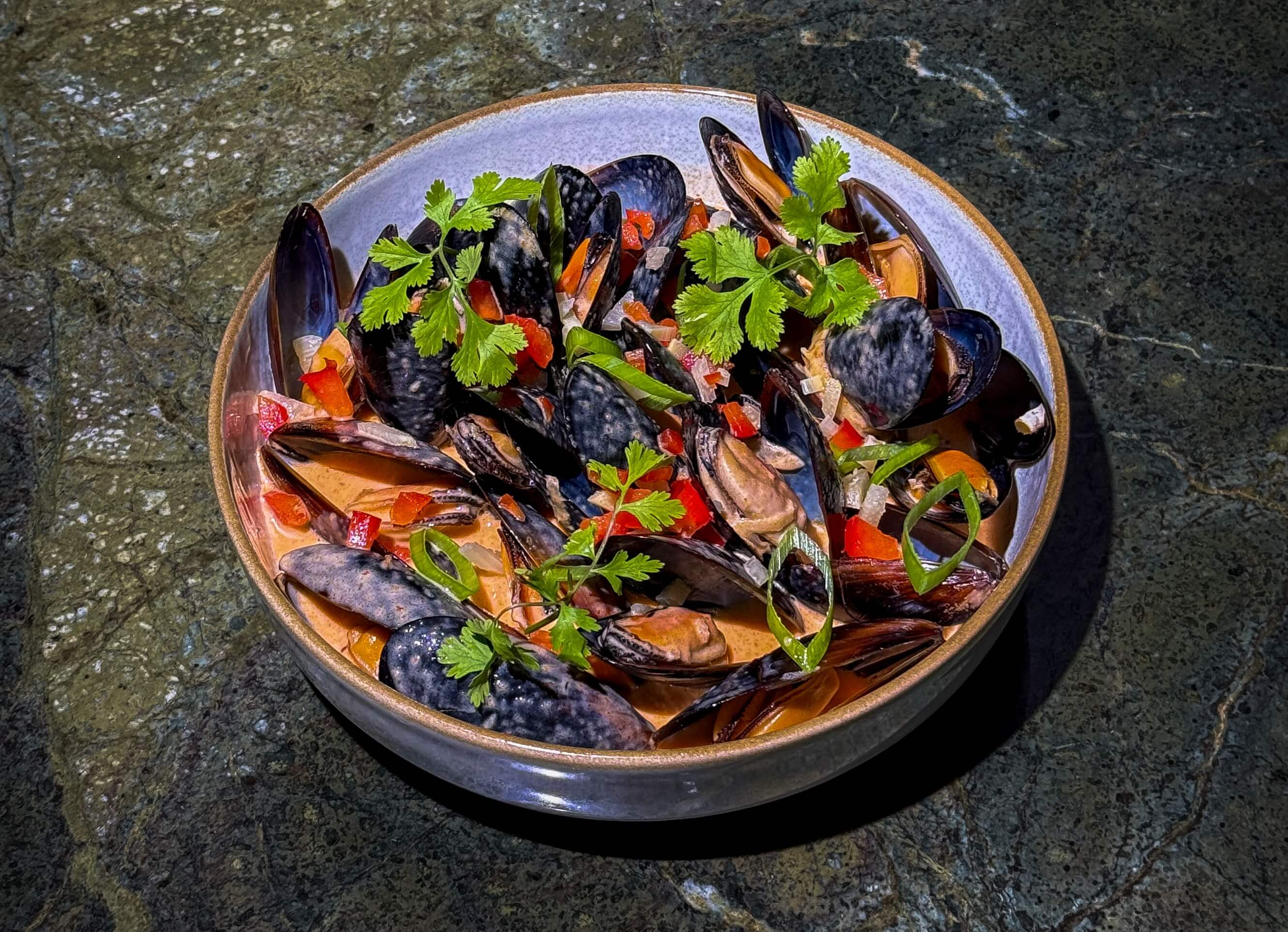 Thai Mussels - Spicy Bamboo Thai Monaco — Pad Thai, Bo Bun & Curry Delivery
