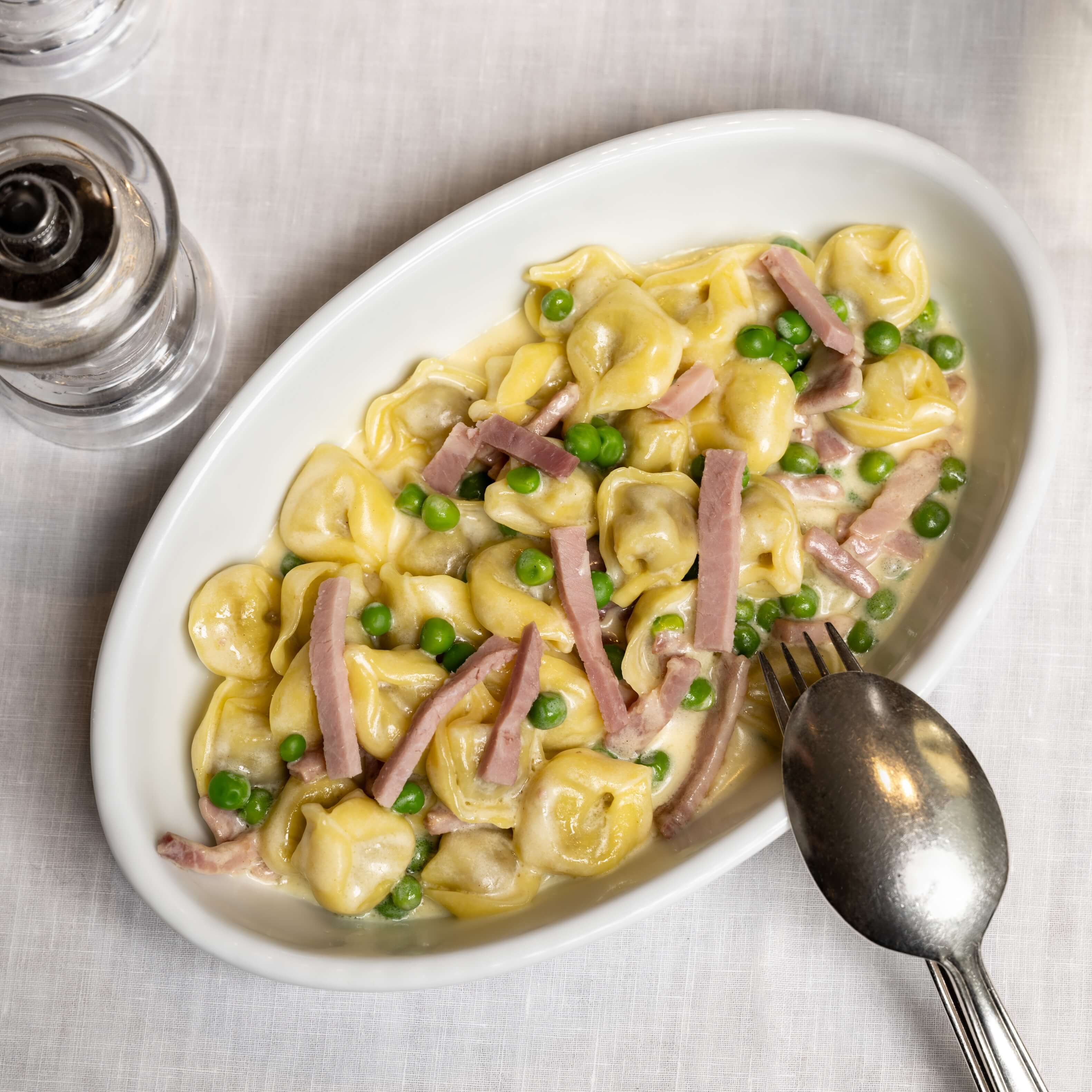 Tortellini Panna, Prosciutto e Piselli - Cipriani | Livraison Gastronomie Italienne à Monaco