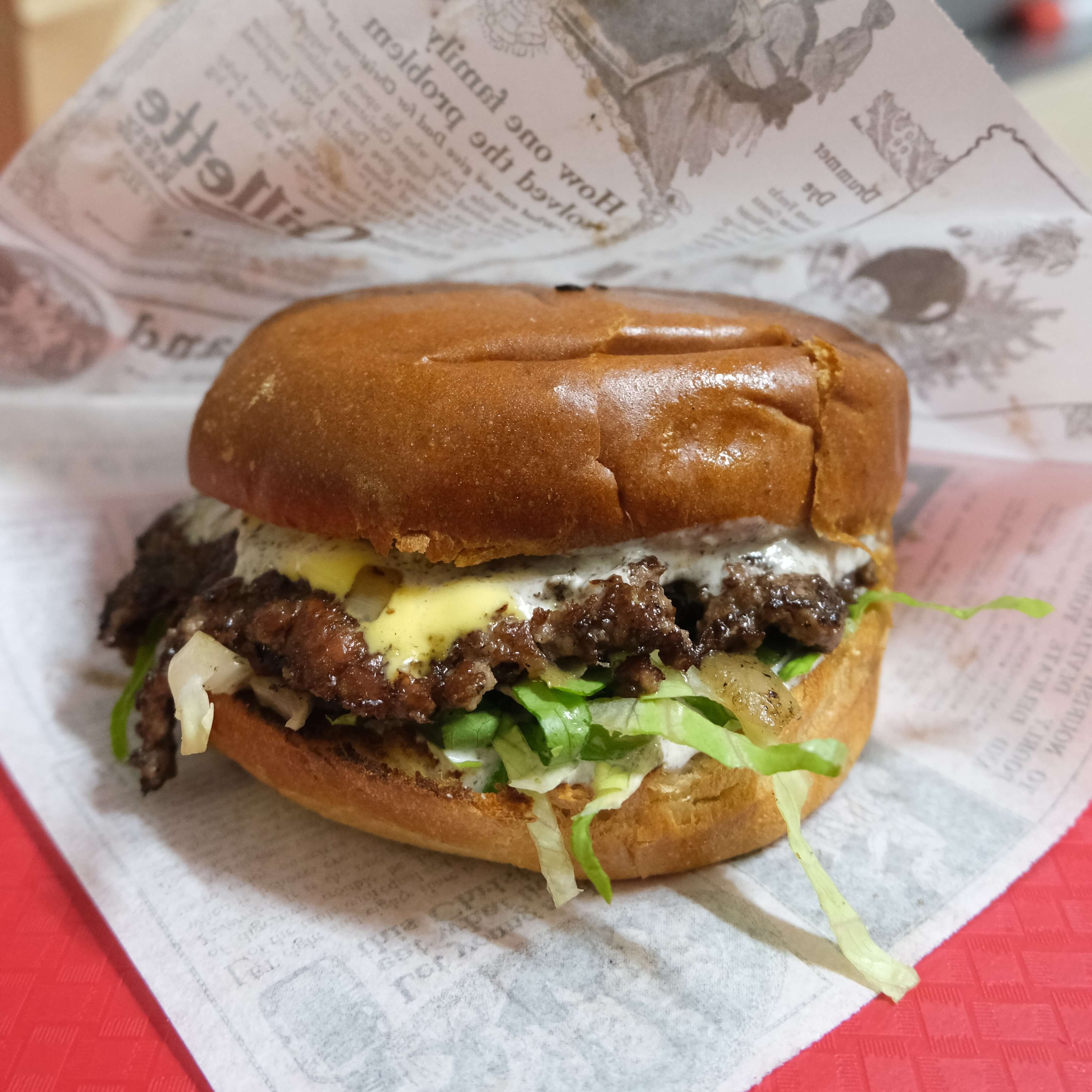 Truffle Burger Combo + Fresh Fries + Drink - Smash | Delivery in Monaco