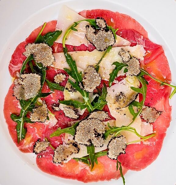 Truffle carpaccio - Bubble Bar