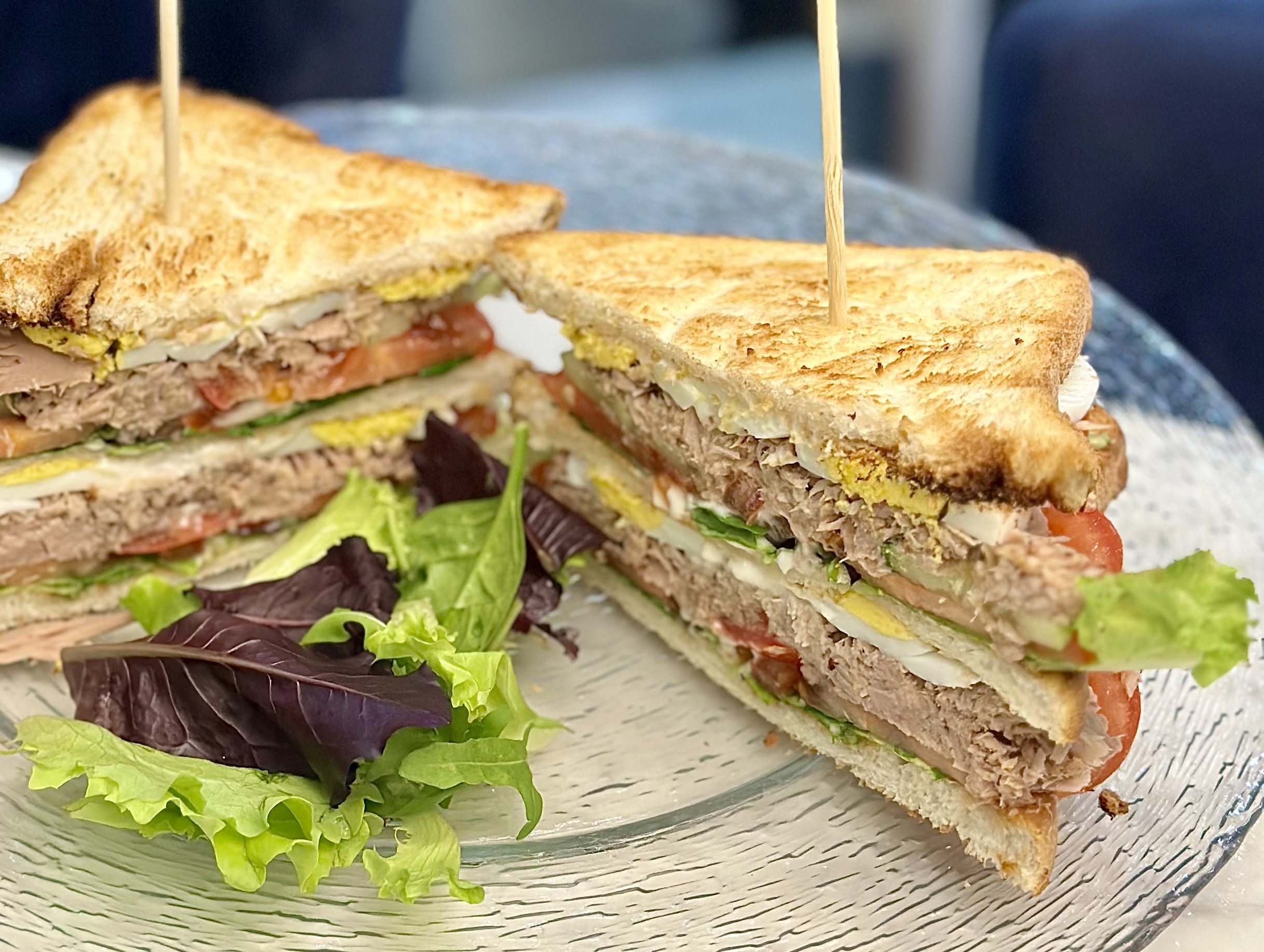 Tuna club sandwich - Bubble Bar