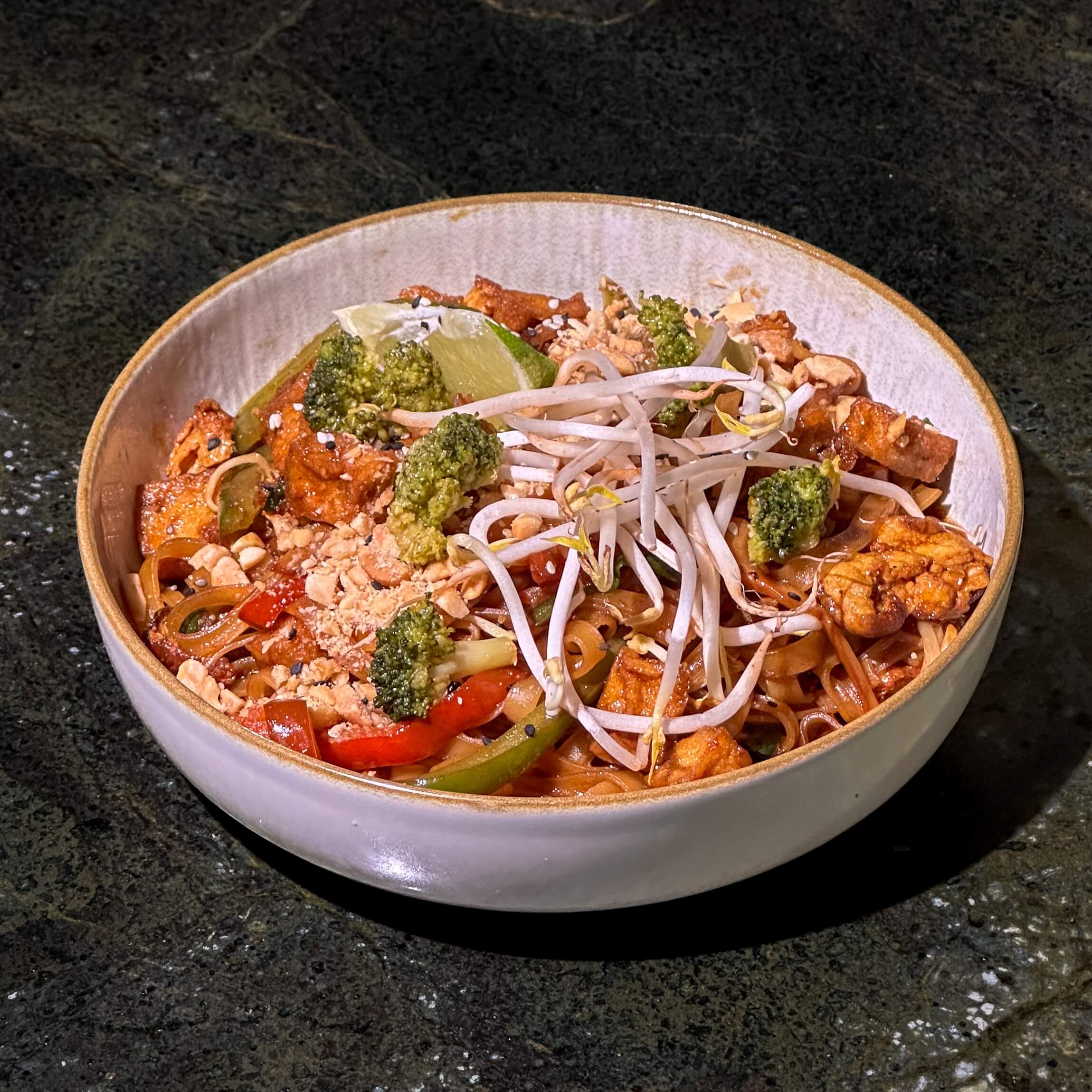 Veggie Pad Thai - Spicy Bamboo Thai