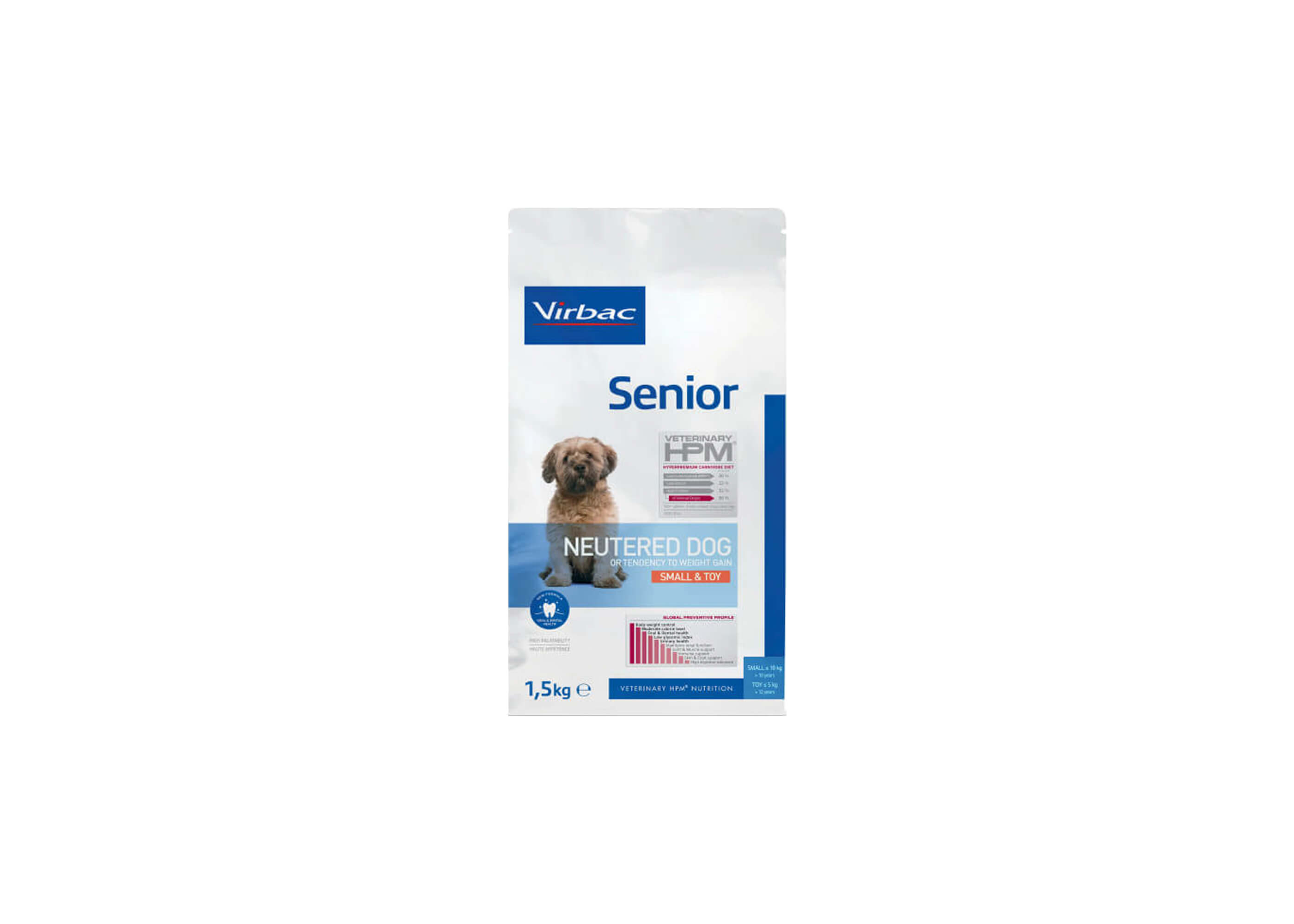 1,5kg Virbac - Senior Neutered Small & Toy  - VetMonaco | Delivery Monaco