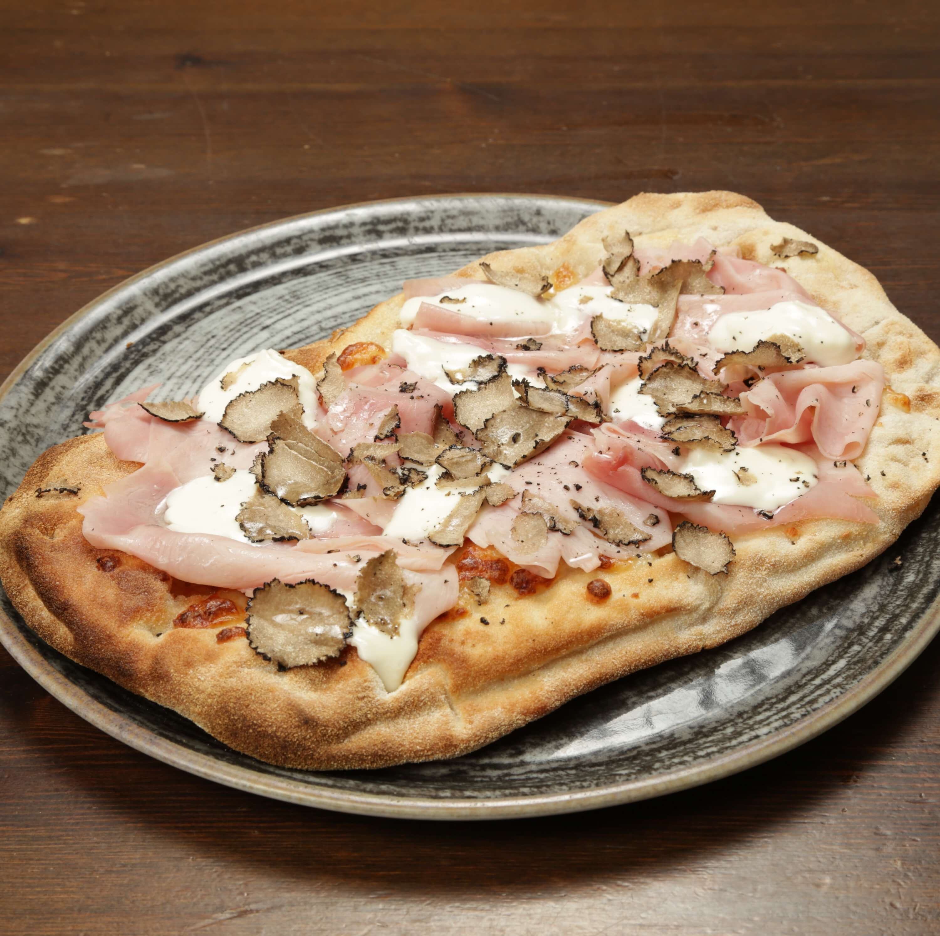 White ham, truffle, crescenza - Prince Of Venice | Delivery in Monaco