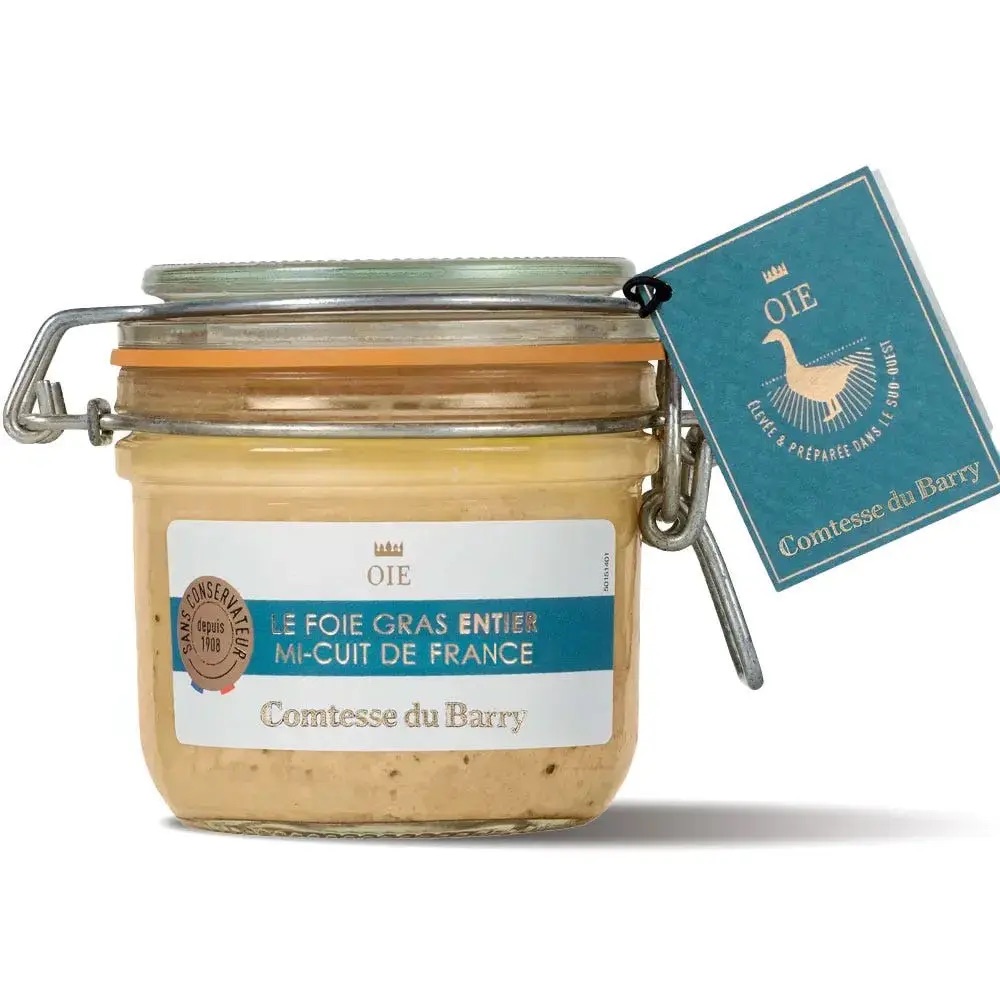 Whole Goose Foie Gras in a Jar 180G - Comtesse du Barry